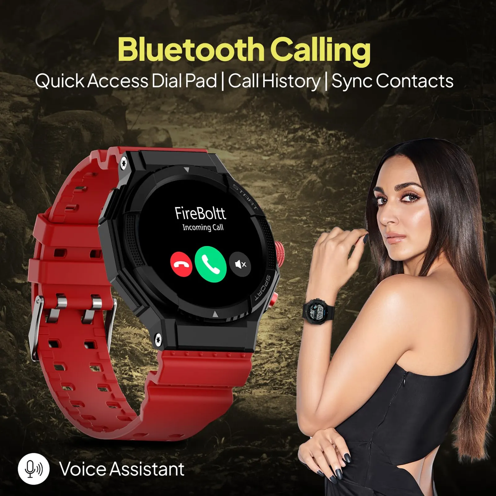 Fire-Boltt Quest AMOLED Bluetooth Calling Smartwatch