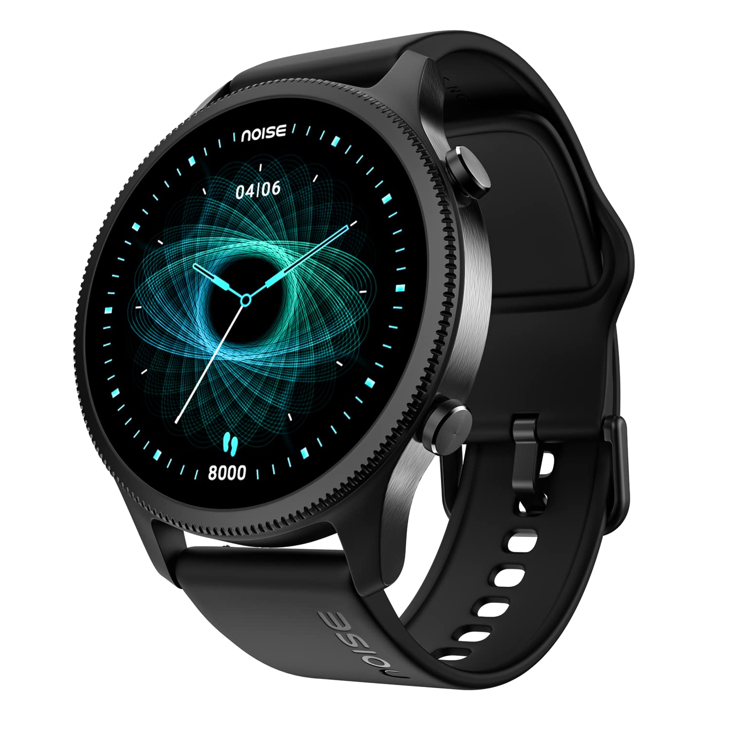 NoiseFit Halo 2 Smartwatch with AMOLED Display, Bluetooth Calling, 150+ Sports Modes (Midnight Black)